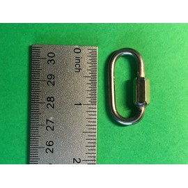 50 piezas acero inoxidable 316 Quick Link 3.5 mm 1/20,3 cm Marine Grade