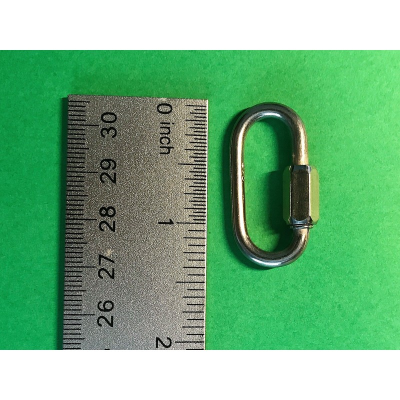 50 piezas acero inoxidable 316 Quick Link 3.5 mm 1/20,3