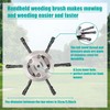 2025 New Steel Wire Grass Trimmer Head, 6 Inch Universal