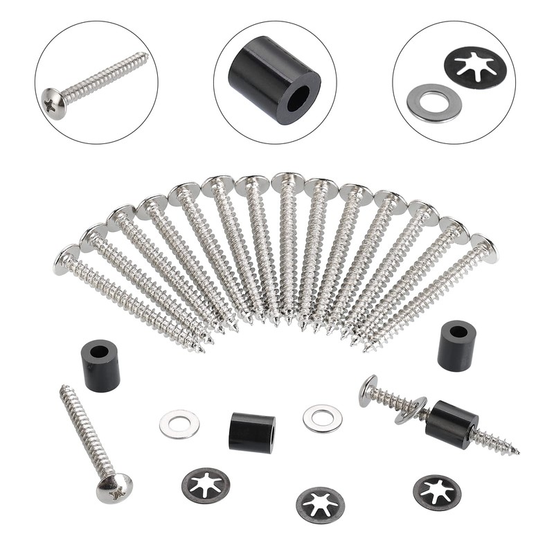 HanTof 43 Set (172Pcs) Pegboard Mounting spacers and Screws Kit,