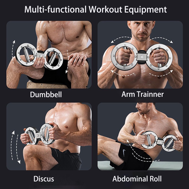 Forearm Strength Trainer-Arm Workout Equipment Forearm Exerciser-12 Pounds Resistance Adjustable