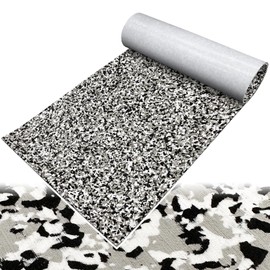 Hjdeck Boat Flooring EVA Foam Boat Decking Self-Adhesive Sheet Camo Brushed Marine Mat Marine Carpet for Yacht Fishing Boat Kayak Swimming Pool RV Cooler Tops Pontoon Golf Cart RV Non Slip Pad