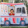 Melissa & Doug Fabric Double-Sided Food Truck Play Tent -