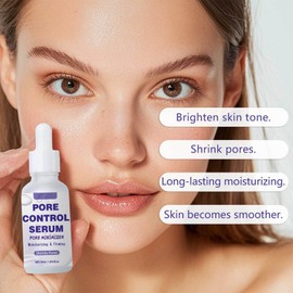 Rostblant Porenverfeinerndes Serum,Gesichtsserum Reduziert Dunkle Flecken, Verkleinert die Poren und Verbessert den Hautton Pore Minimizer Serum, Gegen Überschüssiges Öl,Poren Verkleinern Serum