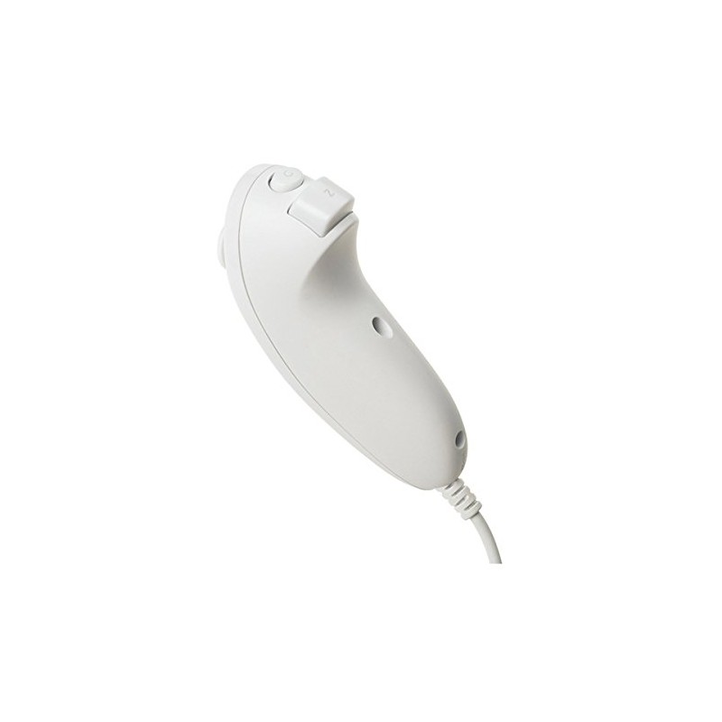 C-FUNN Klassischer Nunchuck-Controller für Wii Wii U, Schwarz und Weiß,