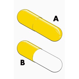 Yellow Pill "Yellowjacket" drug poster - Rare, beautiful repro from early 70s.