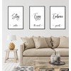 ELSKER&HOME 24x36 Poster Frame 3 Pack, Black Picture Frame for