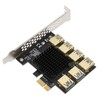 PCI E 1 to 6 Riser Card IC Heat Sink