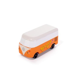 CANDYCAR® Wooden Diecast Collection - VW T1 Groovy Orange, Premium Handcrafted Beech Wood Toy Car