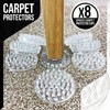 Medipaq Spiked Carpet Protector Cups - 16 Pack Carpet Protectors