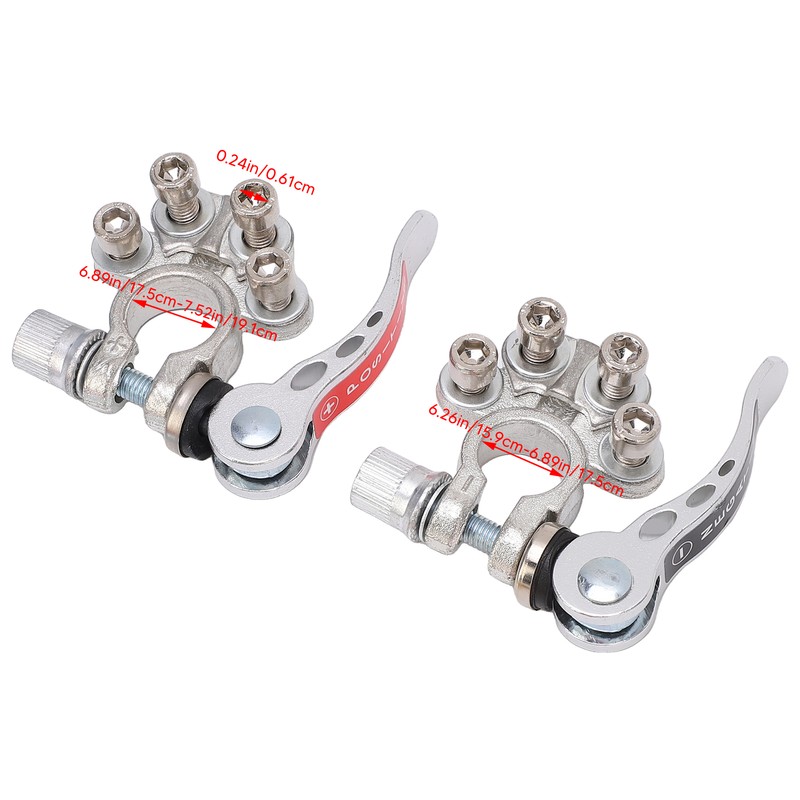 4 Way Battery Terminal Connectors Quick Release Disconnect for Cars
