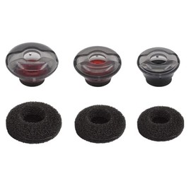 Zotech Replacement Earbuds Eartips Eargels & Foams Set Compatible with Plantronics Voyager 5200 5220 5210 Wireless Bluetooth Headset 3 Pcs Gel Ear Tips & 3 Pcs Foam Cover, (S/M/L)
