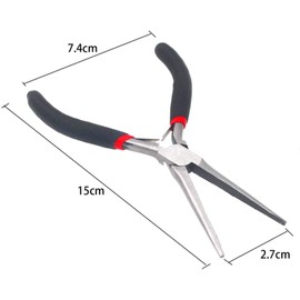 kiniza Needle Nose Pliers,Small Precision Needle Nose Pliers for Jewelry Making, Easier to Work on Small Items, Craftsman Needle Nose Pliers for Bending Wire, Approximately 6 Inch