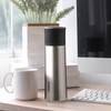 Relaxdays Stainless Steel Water Bottle, 400 ml, Leak-Proof, Cold &
