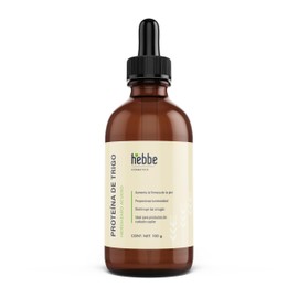 HEBBE - Proteína de Trigo 100 g | Aumenta la Firmeza de la Piel | Formación de Película | Rico en Aminoácidos y Antioxidantes | Libre de Gluten | Prev