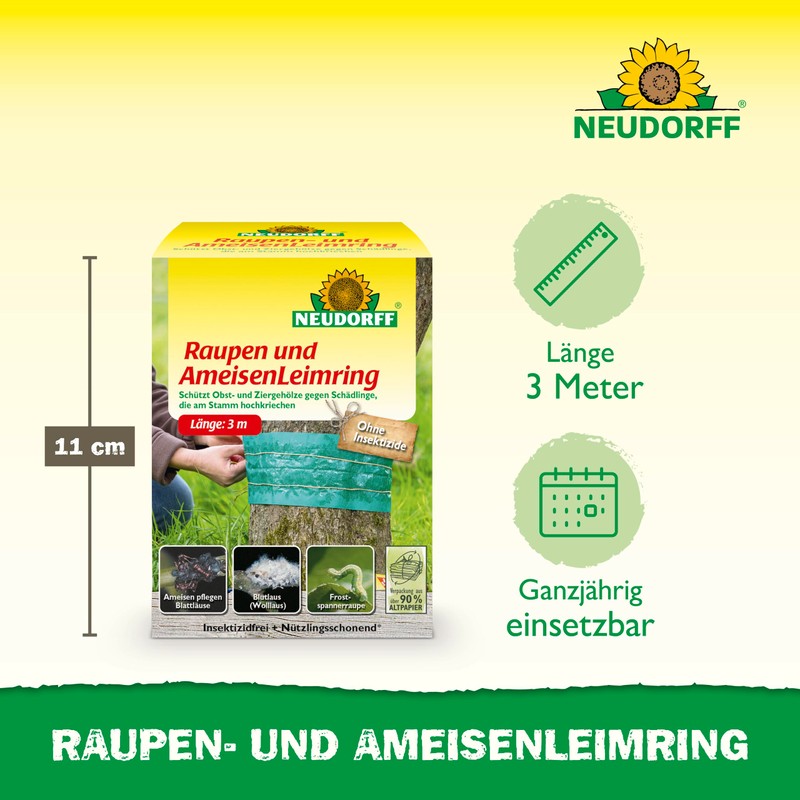 NEUDORFF 33444 Caterpillar and Ant Tree Barrier Tape, 5m