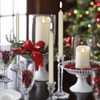 Lasumora Christmas Flameless Taper Candles with Remote Timer, Dimmer, Ivory