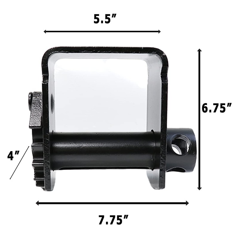 Boxer Heavy Duty Sliding Winch for Flatbed Trailer – Steel