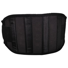 2EXTREME Motorcycle Kidney Belt Kidney Protection with Wide Velcro Fastening Back Warmer Effective Stabilisation Kidney Warmer Lumbar Support Unisex Men and Women Sizes S - XL, black