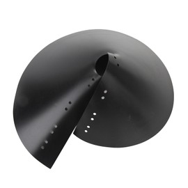 Depisuta Plastic Pole Mount Squirrel Guard Stopper, Squirrel Baffle for Bird Feeder Pole, Proof Baffle for Protecting Outside Bird Feeders & Houses (45.7cm / 18in)