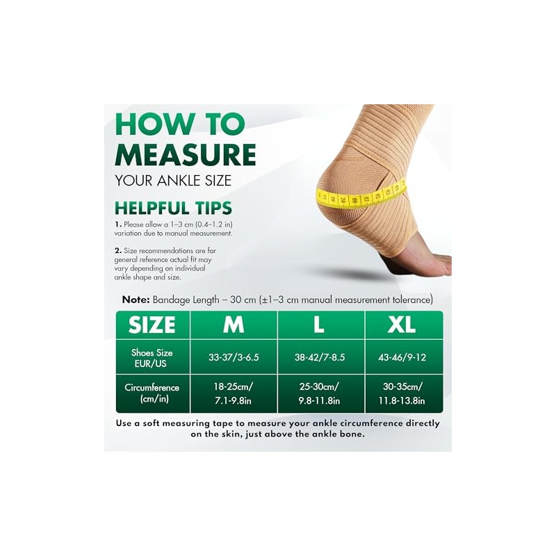 Adjustable Ankle Support for Ligament Damage | Ankle Brace with