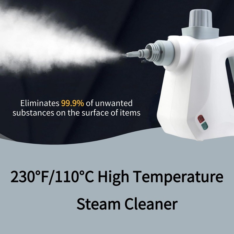 Handheld Pressurized Steam Cleaner for Home Use with Safe Lock