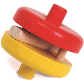 Nic 1635 MB Rattle Disc Red/Yellow