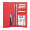 GintaXen Slim Leather ID/Credit Card Holder Long Wallet with RFID