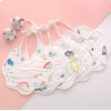 New Arrival Colorful Printing Bamboo Soft Baby Bibs Bamboo Material