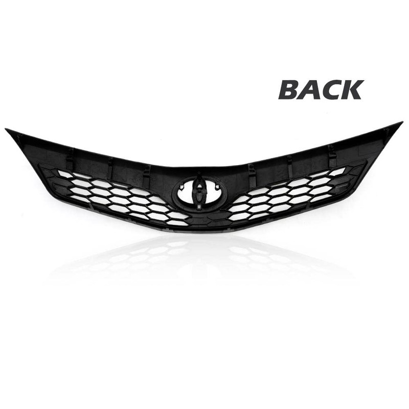 PIT66 Grille Front Upper Bumper Grille Guard Matte Mesh Front