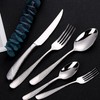 DAFFODILY® Signature Dessert Forks - Silver, Elegant Addition to Your