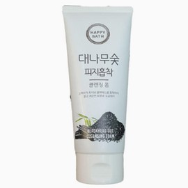 Happy Bath Bamboo Charcoal Sebum Absorbing Cleansing Foam 200ml (sebum complex) Large Capacity Neat Cleansing Face Wash / 해피바스 대나무 숯 피지 흡착 클렌징폼 200ml(지복합) 대용량 깔끔한클렌징 세안제