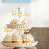 24 piezas de decoración para cupcakes de 2º cumpleaños con