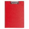 eBuyGB A4 Durable PVC Clipboard with Folding Cover - Red