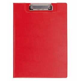 eBuyGB A4 Durable PVC Clipboard with Folding Cover - Red 1319105