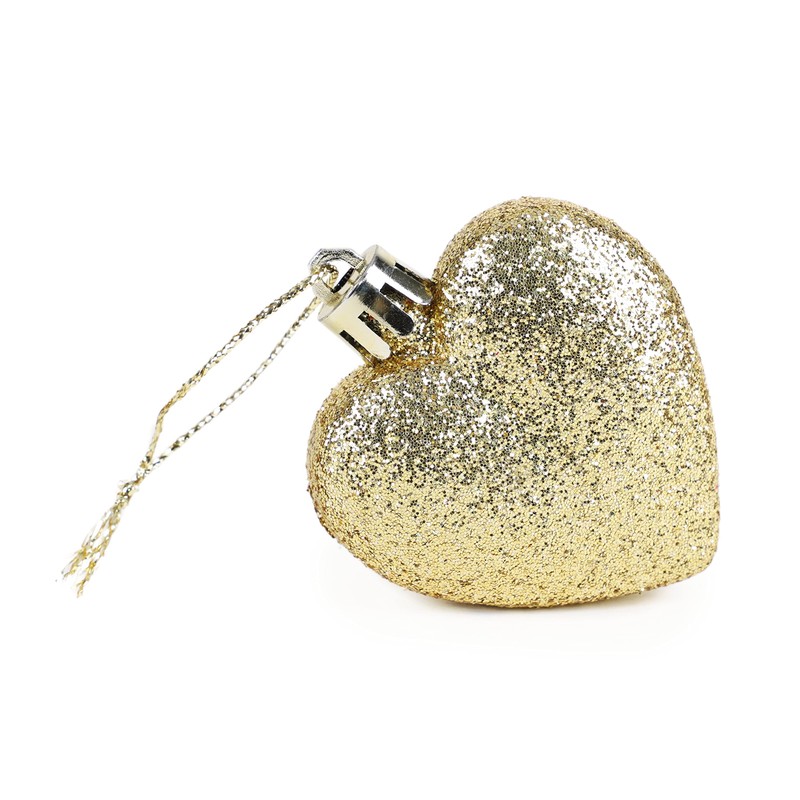Christmas Concepts® Pack of 8-60mm (2.4") Heart Shaped Christmas Tree