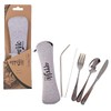 Appetito 5 Piece Stainless Steel Traveller'S Cutlery Set