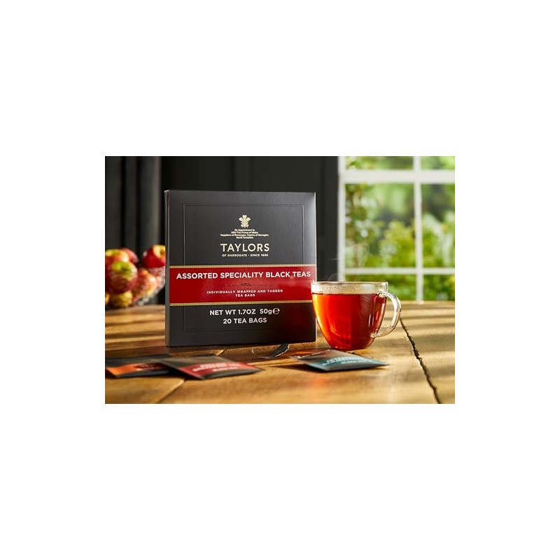 Taylors of Harrogate Assorted Specialty Black Teas Sampler, Variety Gift