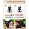 Cat Harness Escape Proof with Leash for Walking, Travel Vest