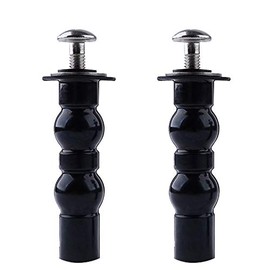 TOTO Toilet Hinge Screw Kit - Expanding Rubber Bolt Top Nuts Set for Top Mount Toilet Seat Tightening, Blind Hole Fixing, 2 Pack