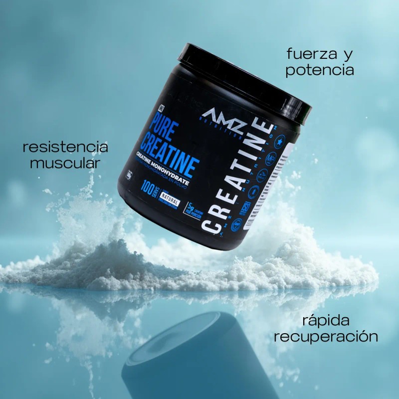 Creatina Monohidratada Pura 500g Amz 100 Serv