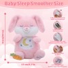 seOSTO Soothing Bunny Breathing Bunny Teddy Plush with Light and