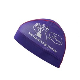AQUASPHERE 255056 SWIM JUNKY SWIM JUNKY MESH CAP SAY ANYTHING PU/WT (M Size: Head Circumference 19.7 - 21.7 inches (50 - 55 cm)