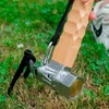 Camping Hammer Stainless Steel Tent Hammer Shock Absorbing Head Ergonomic