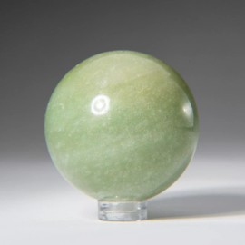 Undisclosed Genuine Polished Green Adventurine Sphere (2") with Acrylic Display Stand