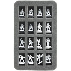 Feldherr HS035BB01 35 mm Half-Size Schaumstoff kompatibel mit 16 Blood Bowl Miniaturen