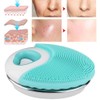Electric Face Cleansing Brush Silicone Massage Portable Waterproof Ultrasonic Deeply