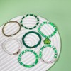 Pingyongchang St. Patricks Day Stackable Beaded Holiday Bracelets Set for