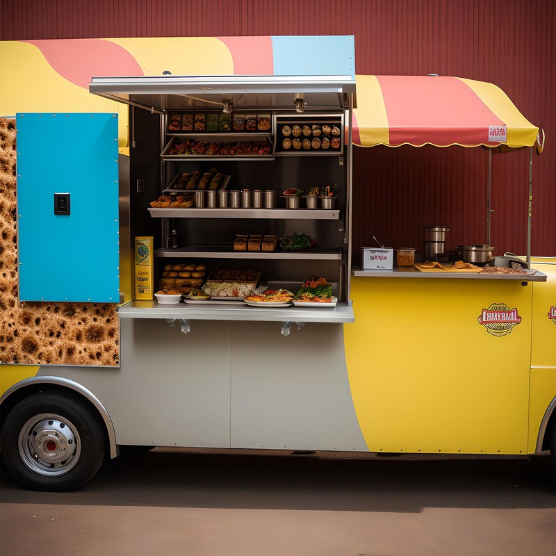 Folding Concession Shelf 48" x 12" for Kitchen, Food Truck,