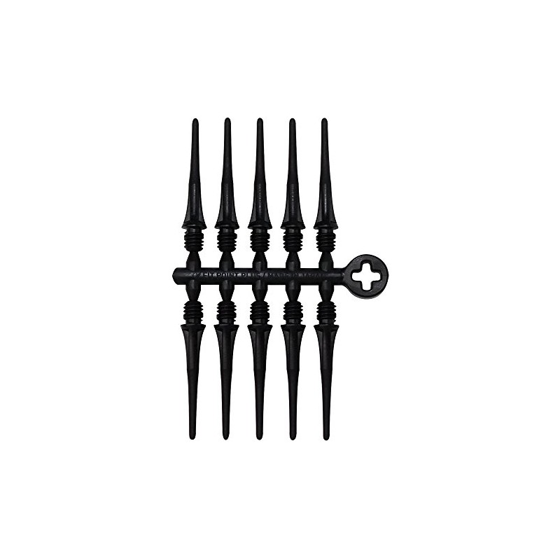Cosmo Soft Tips, Pack of 50 Fit Point Plus Black